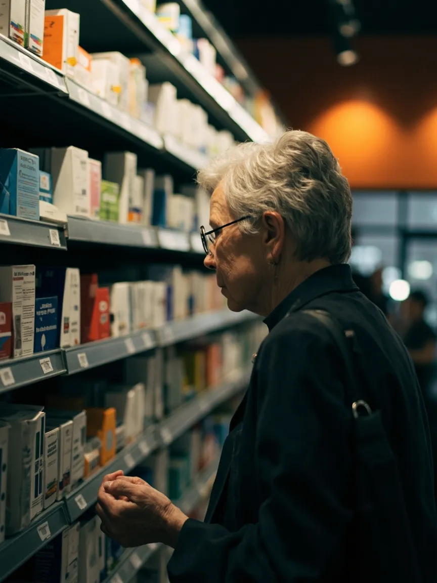 Pharmacy OTC aisle environment